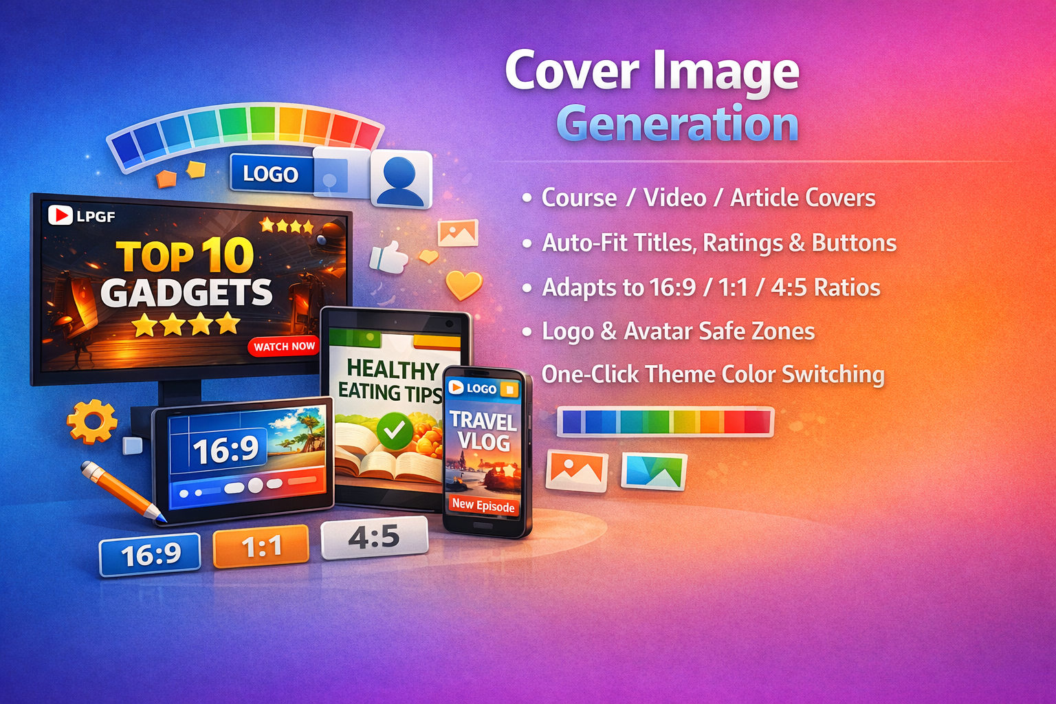 Cover image generation
