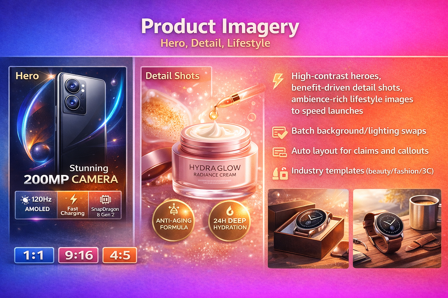 Product imagery generation